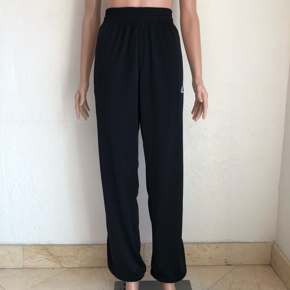 Adidas Men’s Size S Track/Sweatpants 3 Stripes Drawstring Bottoms Elastic Waist - Picture 4 of 16